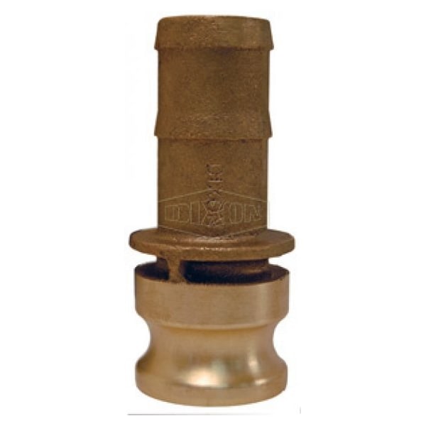 Boss-Lock Type E Cam and Groove Adapter, 3/4 in, Male Adapter x Hose Shank, Brass, Domestic